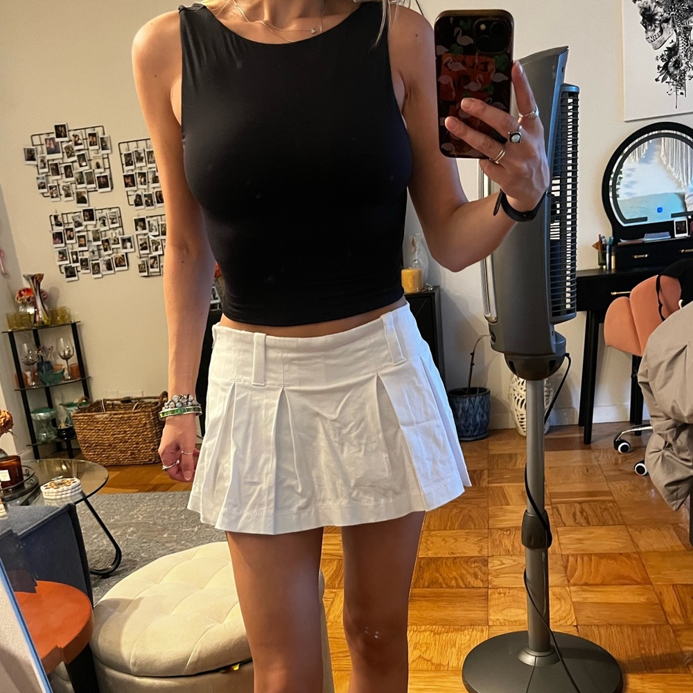 Sunday Best Jump Rope Skort White